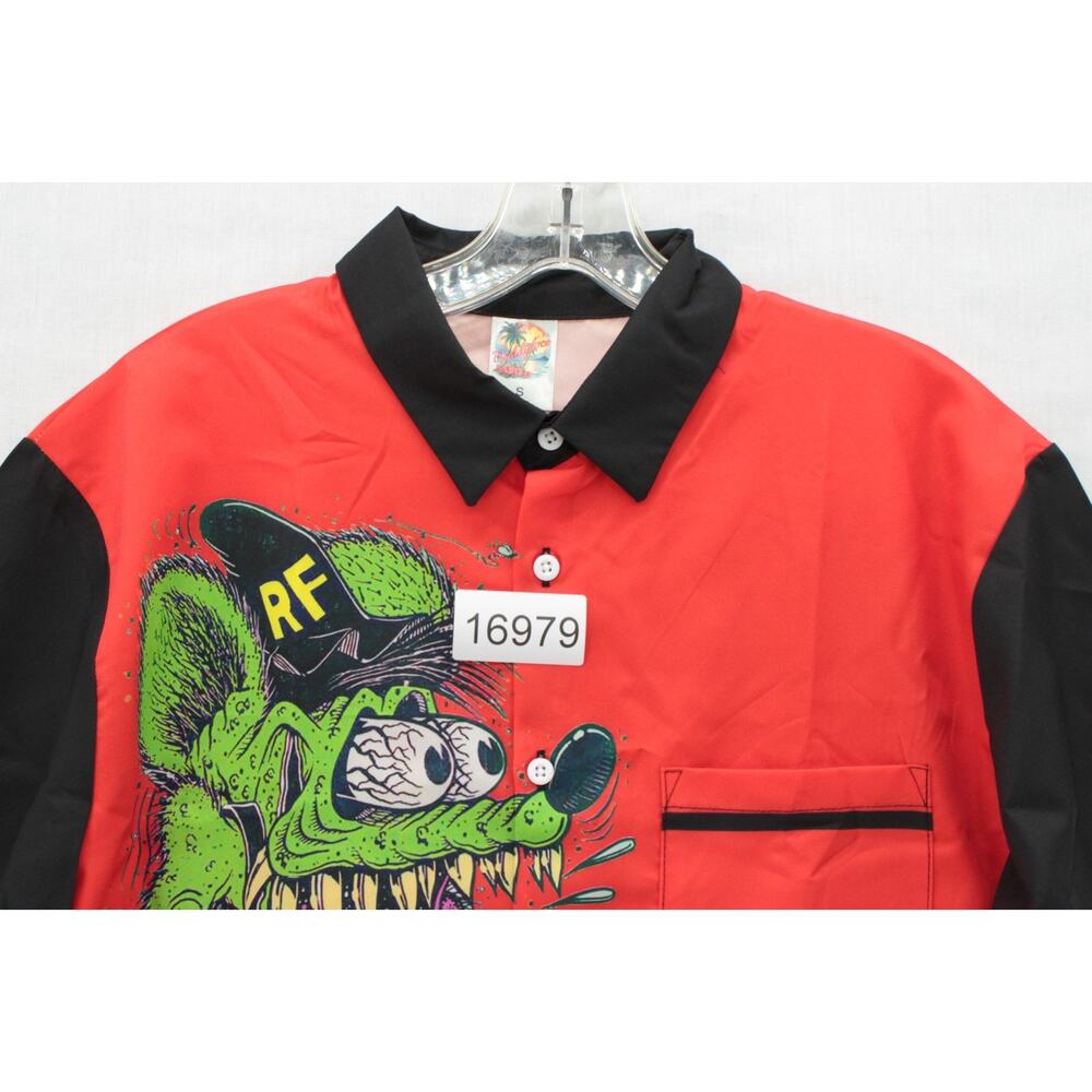 Daddyloco Shirt Mens Small Rat Fink Retro Hot Rod Vibrant Double Sided Graphic - Picture 6 of 6